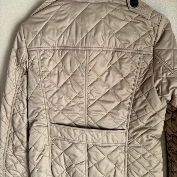 Burberry Quilted Beige Trench Coat - Picture 2 of 4
